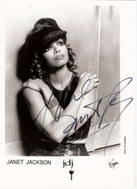 Autograph - Jackson, Janet